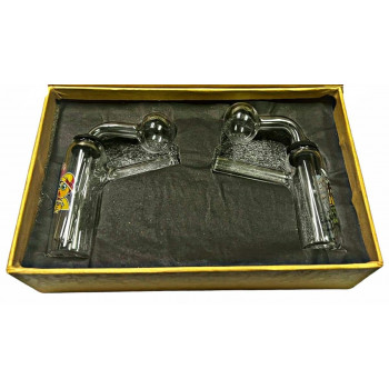 Newzenx Oil Meth Crystal Bong 3 Inch | Gift Box & Pipe Cleaner Pack 2