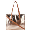 Antin Faux Leather Shoulder Bag | Womens Hand Bag- Rose Gold