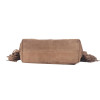 Antin Suede Leather Fringe Hobo & Shoulder Bag - Brown Tan