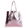 Antin Pink Metallic Shoulder / Tote Bag for Women & Girls