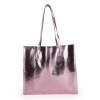 Antin Pink Metallic Shoulder / Tote Bag for Women & Girls