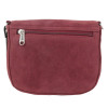 Antin Maroon Faux Suede Bow Sling Bag | Adjustable Shoulder Bag