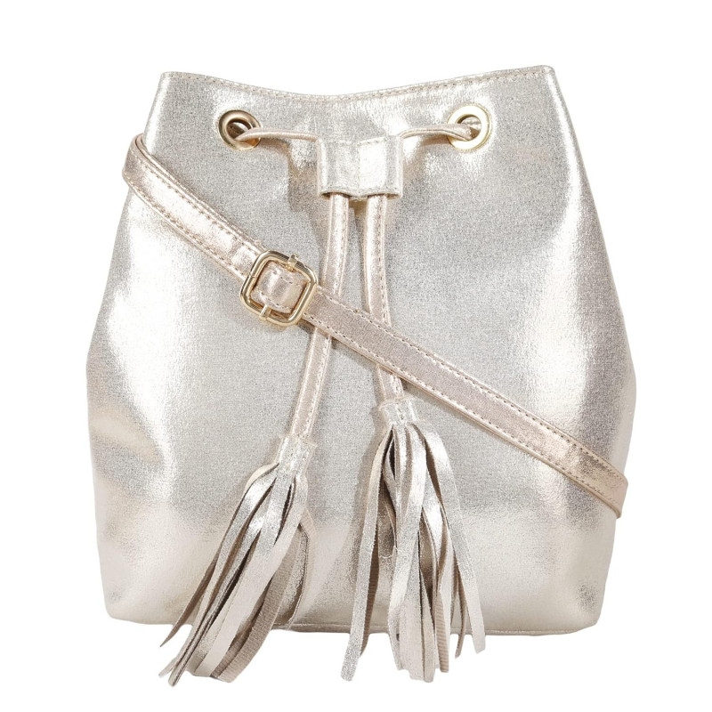 Antin Faux Leather Sling/Bucket Bag | adjustable shoulder strap