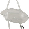 Antin Transparent Tote bag | Shoulder Bag with Orange Neon Clutch