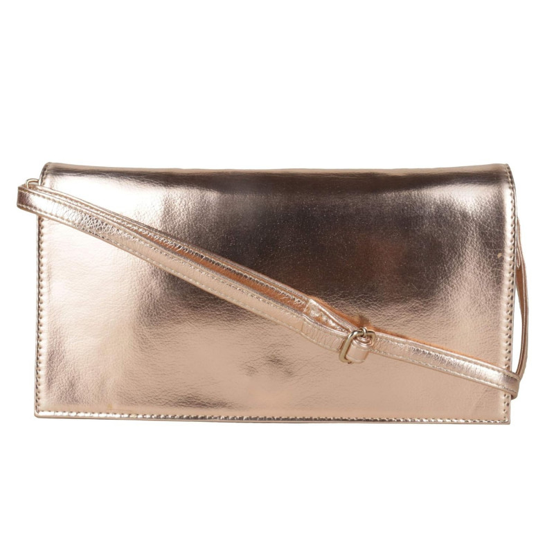 Antin Rose Gold Clutch Sling Bag | Adjaustble Shoulder Strap