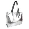Antin Silver Metallic Faux Leather Shoulder Bags | Tote / Sling Bag