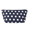 Antin Cotton Canvas Blue Pouch with White Polka Dot