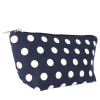 Antin Cotton Canvas Blue Pouch with White Polka Dot