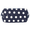 Antin Cotton Canvas Blue Pouch with White Polka Dot