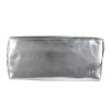Antin Silver Faux Leather Tote Bag | Animal Print front pocket Handbag