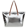 Antin Silver Metallic Fatty Tote Bag | Shoulder & Hand bags