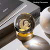 NEEVA CRAFT 3D Moon Astronaut Crystal Ball Night Light with Wooden Base - LED USB Table Lamp for Kids, Teens, and Home Decor(Astronut) NEEVA CRAFT 3D Moon Astronaut Crystal Ball Night Light with Wooden Base - LED USB Table Lamp for Kids, Teens, and Home Decor(Astronut)