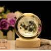 NEEVA CRAFT 3D Moon Astronaut Crystal Ball Night Light with Wooden Base - LED USB Table Lamp for Kids, Teens, and Home Decor(Astronut) NEEVA CRAFT 3D Moon Astronaut Crystal Ball Night Light with Wooden Base - LED USB Table Lamp for Kids, Teens, and Home Decor(Astronut)