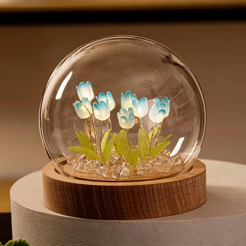 NEEVA CRAFT 3D Moon Astronaut Crystal Ball Night Light with Wooden Base - LED USB Table Lamp for Kids, Teens, and Home Decor(Astronut) NEEVA CRAFT 3D Moon Astronaut Crystal Ball Night Light with Wooden Base - LED USB Table Lamp for Kids, Teens, and Home Decor(Astronut)