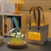 NEEVA CRAFT 3D Moon Astronaut Crystal Ball Night Light with Wooden Base - LED USB Table Lamp for Kids, Teens, and Home Decor(Astronut) NEEVA CRAFT 3D Moon Astronaut Crystal Ball Night Light with Wooden Base - LED USB Table Lamp for Kids, Teens, and Home Decor(Astronut)