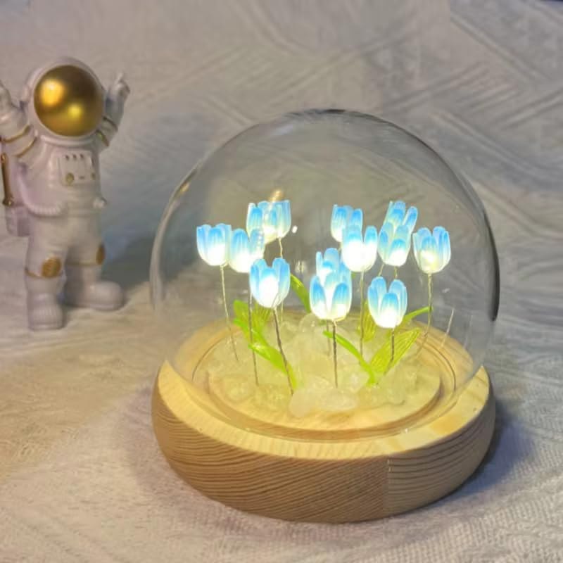 NEEVA CRAFT 3D Moon Astronaut Crystal Ball Night Light with Wooden Base - LED USB Table Lamp for Kids, Teens, and Home Decor(Astronut) NEEVA CRAFT 3D Moon Astronaut Crystal Ball Night Light with Wooden Base - LED USB Table Lamp for Kids, Teens, and Home Decor(Astronut)