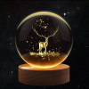 NEEVA CRAFT 3D Moon Astronaut Crystal Ball Night Light with Wooden Base - LED USB Table Lamp for Kids, Teens, and Home Decor(Astronut) NEEVA CRAFT 3D Moon Astronaut Crystal Ball Night Light with Wooden Base - LED USB Table Lamp for Kids, Teens, and Home Decor(Astronut)