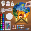 NEEVA CRAFT 3D Moon Astronaut Crystal Ball Night Light with Wooden Base - LED USB Table Lamp for Kids, Teens, and Home Decor(Astronut) NEEVA CRAFT 3D Moon Astronaut Crystal Ball Night Light with Wooden Base - LED USB Table Lamp for Kids, Teens, and Home Decor(Astronut)