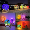 NEEVA CRAFT 3D Moon Astronaut Crystal Ball Night Light with Wooden Base - LED USB Table Lamp for Kids, Teens, and Home Decor(Astronut) NEEVA CRAFT 3D Moon Astronaut Crystal Ball Night Light with Wooden Base - LED USB Table Lamp for Kids, Teens, and Home Decor(Astronut)