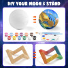 NEEVA CRAFT 3D Moon Astronaut Crystal Ball Night Light with Wooden Base - LED USB Table Lamp for Kids, Teens, and Home Decor(Astronut) NEEVA CRAFT 3D Moon Astronaut Crystal Ball Night Light with Wooden Base - LED USB Table Lamp for Kids, Teens, and Home Decor(Astronut)