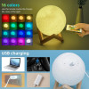 NEEVA CRAFT 3D Moon Astronaut Crystal Ball Night Light with Wooden Base - LED USB Table Lamp for Kids, Teens, and Home Decor(Astronut) NEEVA CRAFT 3D Moon Astronaut Crystal Ball Night Light with Wooden Base - LED USB Table Lamp for Kids, Teens, and Home Decor(Astronut)