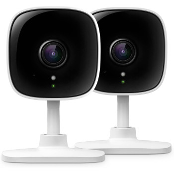 TP-Link Tapo C110P2 2K Indoor Security Camera | Wired CCTV Cam with Baby & Dog Monitor for Home, Office | SD Card Support