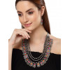 Oxidised Silver Tribal Necklace Jewellery Set for Women | Latest Multicolour