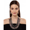 Oxidised Silver Tribal Necklace Jewellery Set for Women | Latest Multicolour