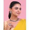 German Silver Oxidised Jewellery Set | Traditional Threaded Choker Necklace for Women