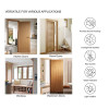 39 Inches PVC Door Guard Gap Filler for Door Bottom Seal Strip | Sound-Proof, Reduce Noise, Energy Saving Door Stopper for , Door Guard for Home Dust Pack of 5