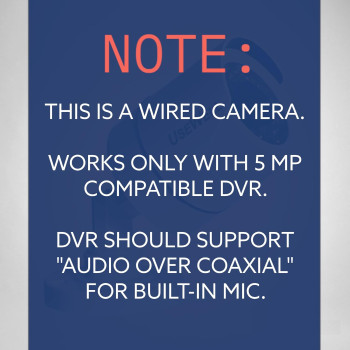HIKVISION 5 MP Indoor Dome CCTV Camera 1080P with inbuilt Audio Mic DS-2CE76H0T-ITPFS