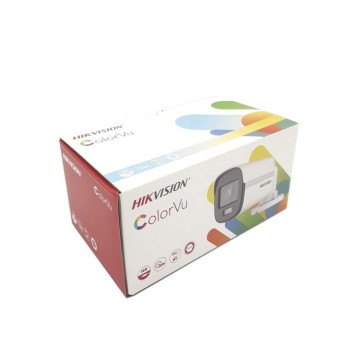 HIKVISION ColorVu 2MP Bullet Camera IP67 White Wired Full HD 1080p (DS-2CE10DF0T-PFS)
