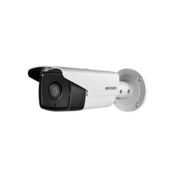 Hikvision 2MP 6MM Outdoor Wired 1080p Bullet Camera HD Video Output & EXIR IP66 Weatherproof CCTV Camera [DS-2CE1AD0T-IT1F]+ USEWELL BNC/DC,-White