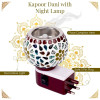 Electric Aroma Diffuser | Kapoor dani Night Lamp | Premium Home Decor Lamp, Soothing Fragrance Ambience by Using Laung, Kapoor, Essential Oil