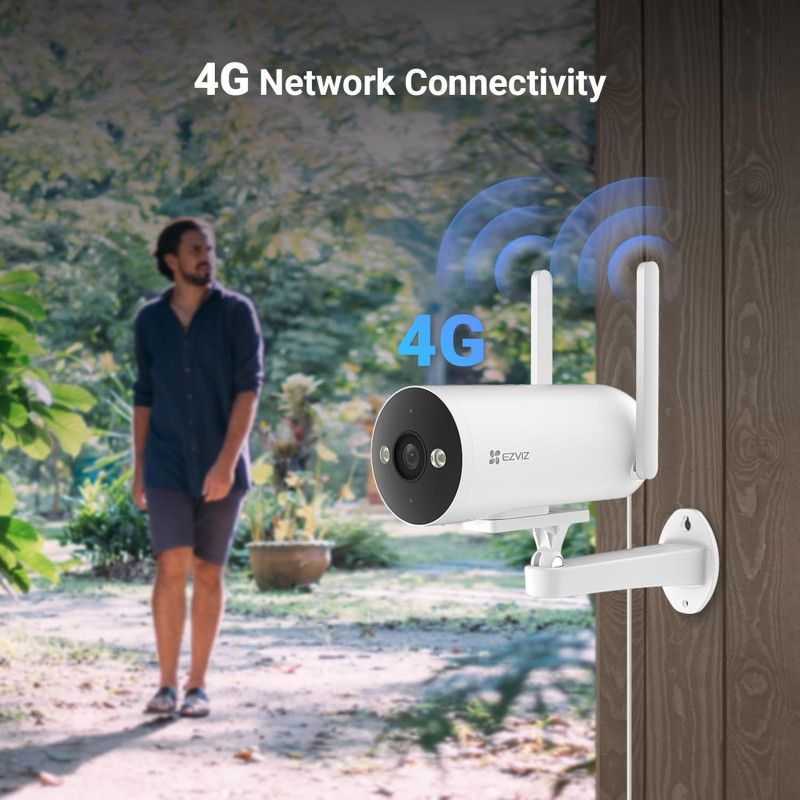 Hikvision 4G Smart Home CCTV Camera | EZVIZ 2K Ai Detection | 2-Way Talk