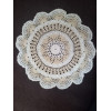 Handmade Crochet White Round Table Centrepiece | 20 cm Diameter