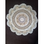 Handmade Crochet White Round Table Centrepiece | 20 cm Diameter