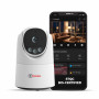 Trueview 3MP Wi-Fi ATC Robot Camera | CCTV Camera | Color Night Vision | Pan Tilt | Smart Tracking | 2-Way Audio | Memory Card & Cloud | T18296S BIS-ER (STQC Certified)