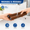 39 Inches Door Guard | Bottom Seal Strip Gap Filler for Doors | Soundproof, Noise Reduction, Dust & Insect Protector | Door Strip (Pack of 5)