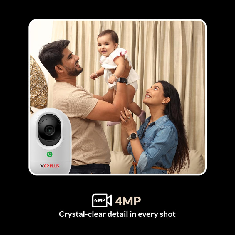 CP PLUS CP-E44Q 4MP WiFi CCTV Smart Camera | Smart Detection