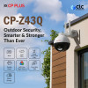 CP PLUS 4MP Quad HD Wi-Fi CCTV Outdoor Camera | 360 degree Pan & Tilt | Color Night Vision | Smart Detection Suite | View & Talk | Cloud Recording | OK Google - CP-Z43Q