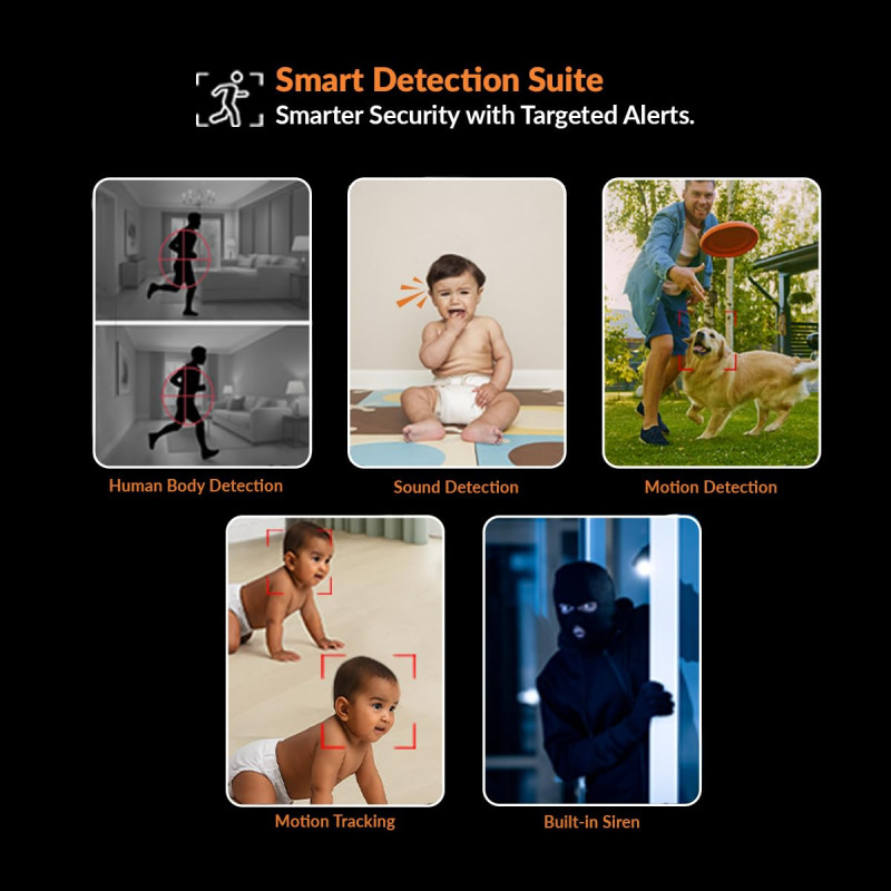 CP PLUS CP-E25Q 2MP WiFi CCTV Camera | Motion Tracking | Night Vision