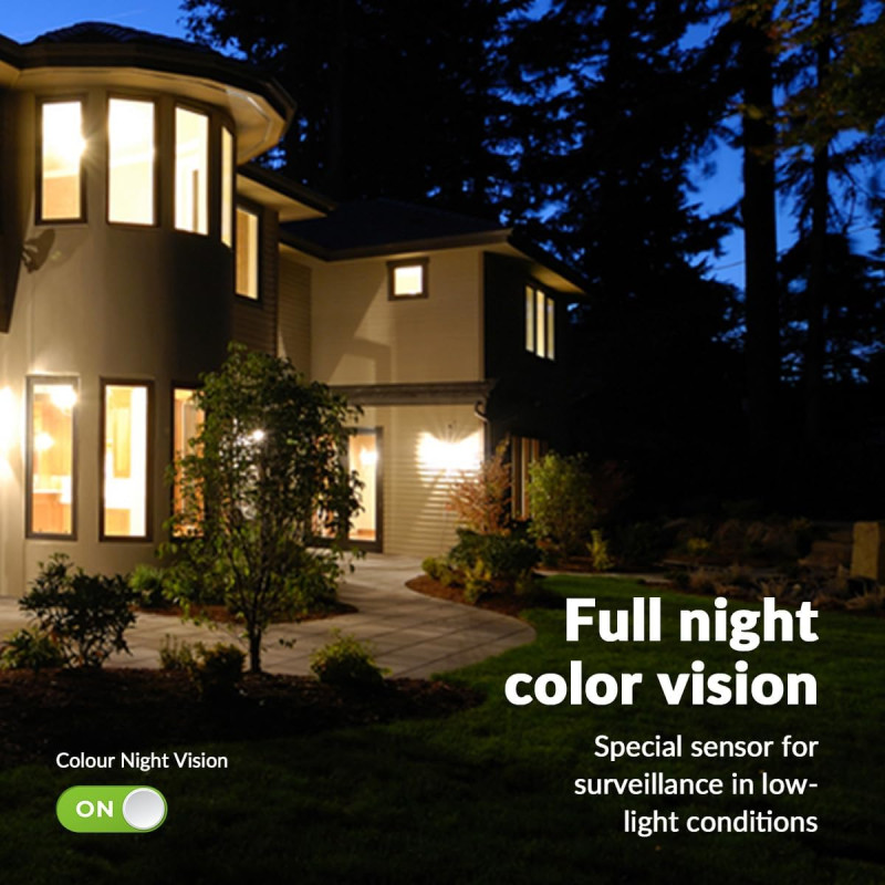 CP PLUS 4MP WI-FI Full Color Outdoor Smart Security Camera | CTC Technology |360? Pan & Tilt |Two Way Talk| Human Detection | Night Vision | Supports SD Card (Up to 128 GB) | Alexa & Google CP-Z43Q