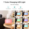 Aromatherapy Essential Oil Diffuser | 500ml Ultrasonic Cool Mist Humidifier with 7 LED Lights, Timer, Auto Shut-Off | Adjustable Mist Modes Quiet Aroma Humidifer for Home, Bedroom, Office