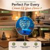 Premium Camphor Diffuser | Fragrance Essential Oil Kapoor Dani for Home | Electric Aroma High Coverage Electrical Night Lamp for Office Home (Blue)