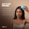 Boldfit Electric Scalp Massager | Portable Head Massager with 96 Bristles, 360 degree Kneading, 3 Modes & Type-C Charging | IPX7 Waterproof, 1200mAh Rechargeable - Teal