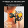 Bionic Heated Massager, Wireless Portable Shiatsu Neck and Back Massager | Electric Deep Tissue 4D Kneading Massage, Human Hand Design for Pain Relief