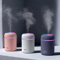 Ultrasonic Essential Oil Diffuser & Cool Mist Humidifier with LED Night Light, Quiet Aroma Diffuser for Home, Office, Bedroom & Car | Wooden Grain Air Freshener (H2O Humidifier)