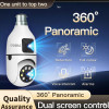 DDLC 4MP/8MP WiFi Smart Light Bulb Camera for Home | Full HD | Color Night Vision | Two Way Audio | Wireless Indoor Security Camera with Mobile App V380 Pro (Dual Lens Light Camera)