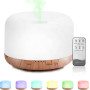 Fragrant Oil Humidifier | Essential Oil Diffuser with Flame Effect | Night Light Ultrasonic Cool Mist Air | USB Auto Shut Off Aromatherapy Diffuser